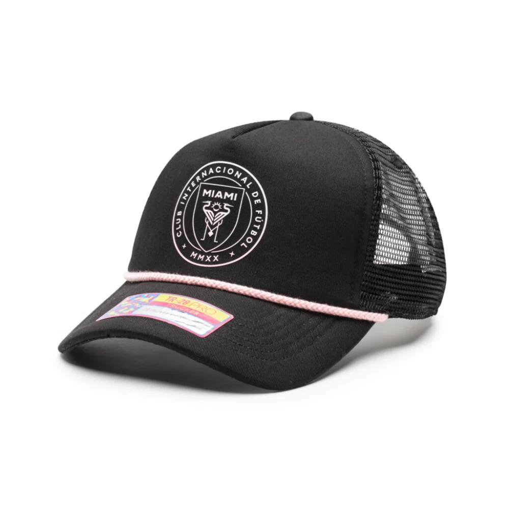 Inter Miami Atmospheric Trucker Hat, Black/Pink